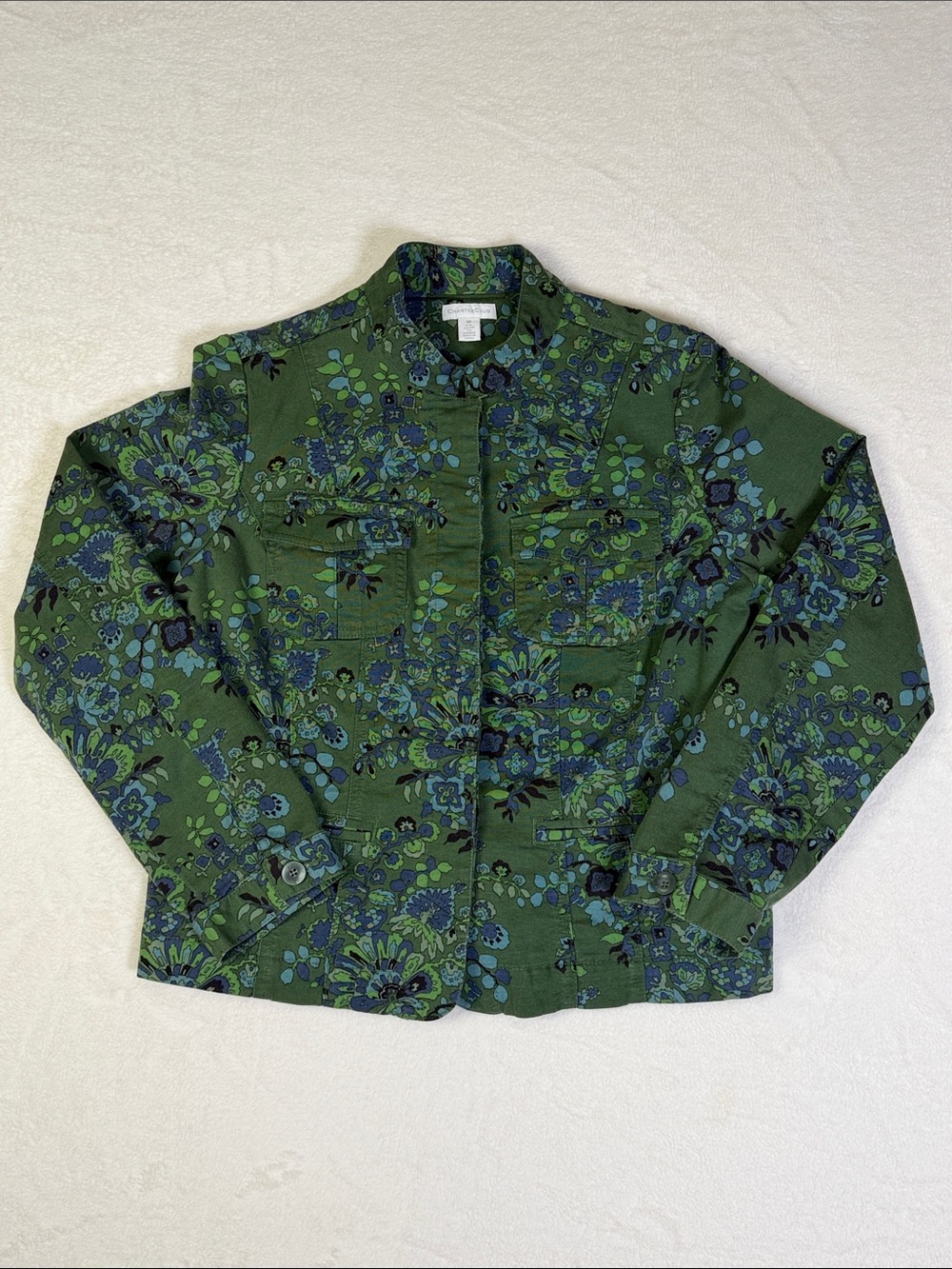Charter Club Floral Jacket Women’s Size Medium